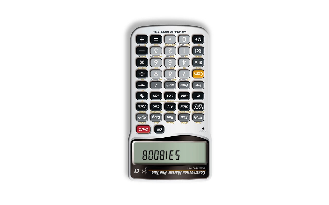 calculator displaying boogies