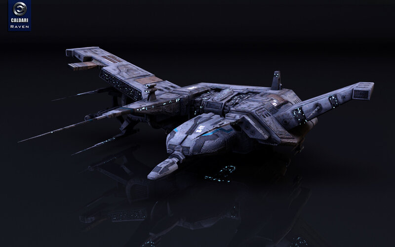 Caldari Raven ship model