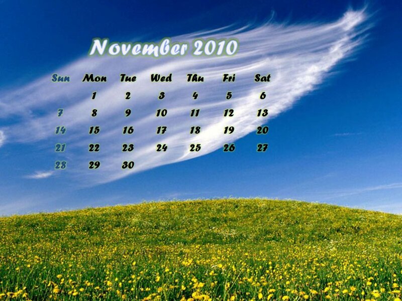 Calendar on a Field