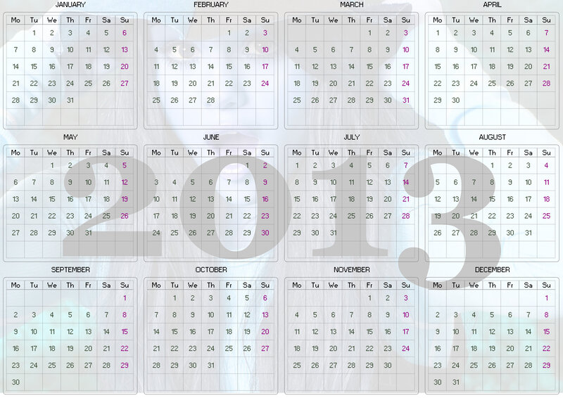 Calendar with Dates