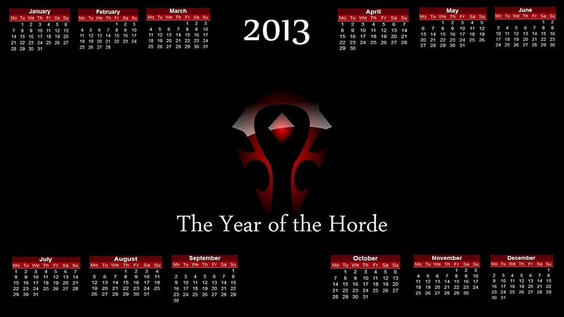 Calendar with Logo — Black