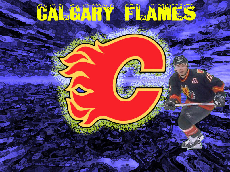 Calgary Flames hockey player