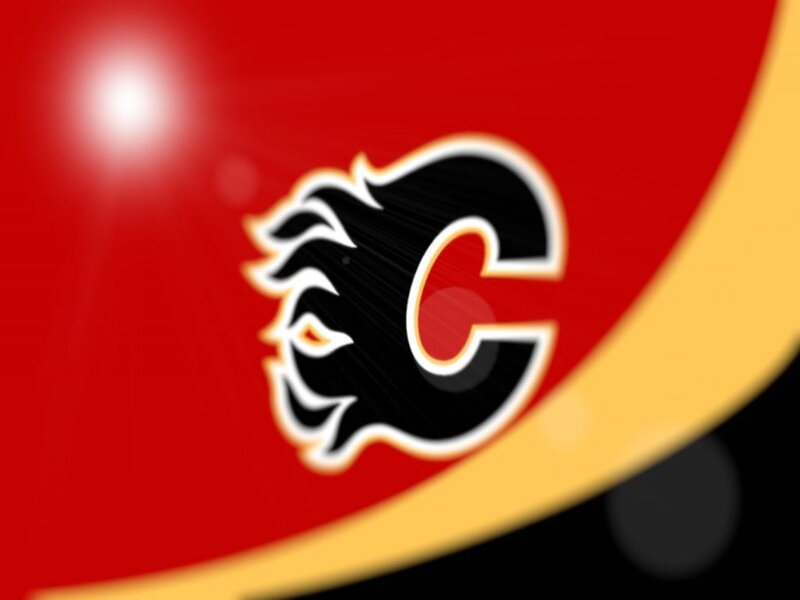 Calgary Flames Logo — Red