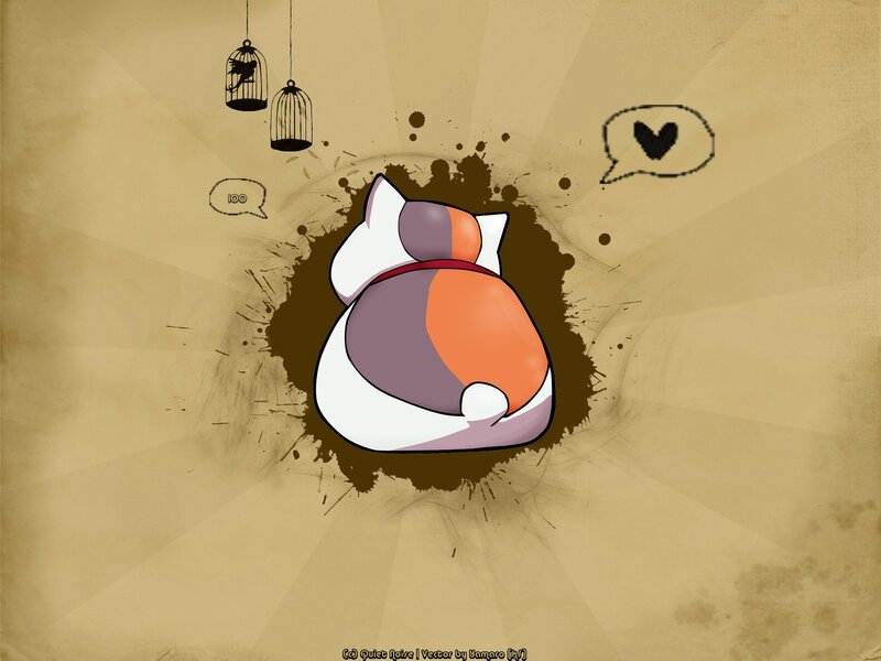 Calico Cat Sleeping — Brown, Peaceful, Vector Art