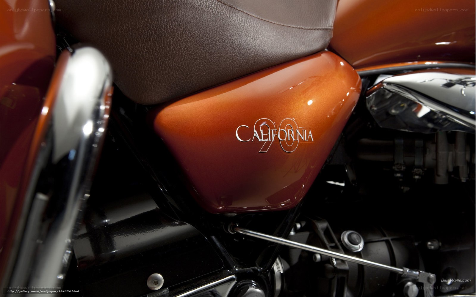 California 90 motorcycle detail
