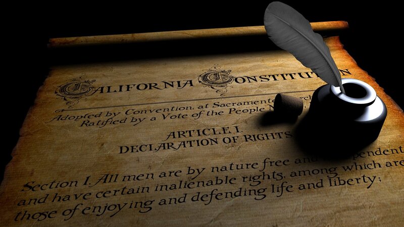 California Constitution document