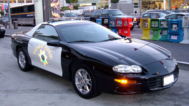 California Highway Patrol car