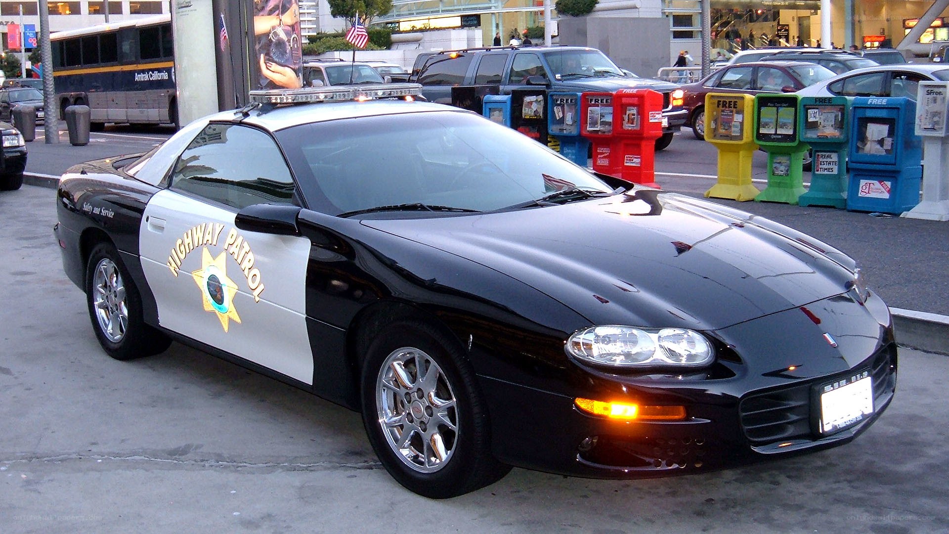 California Highway Patrol car