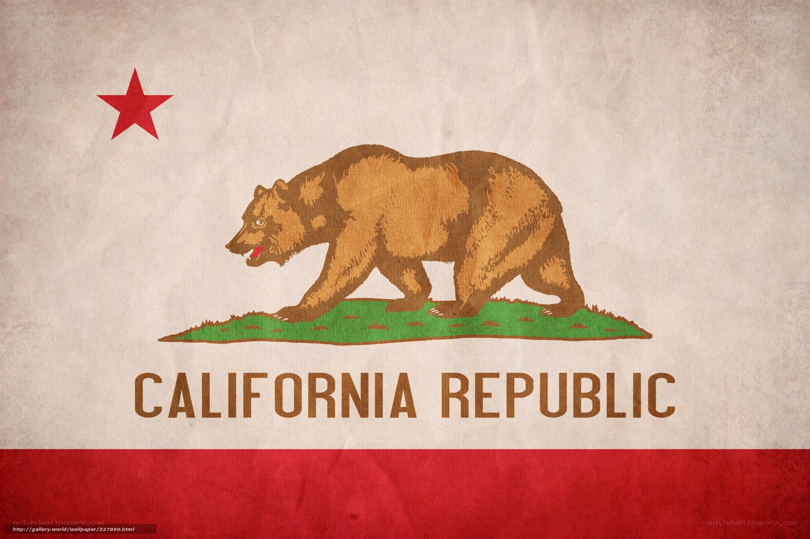 California Republic flag