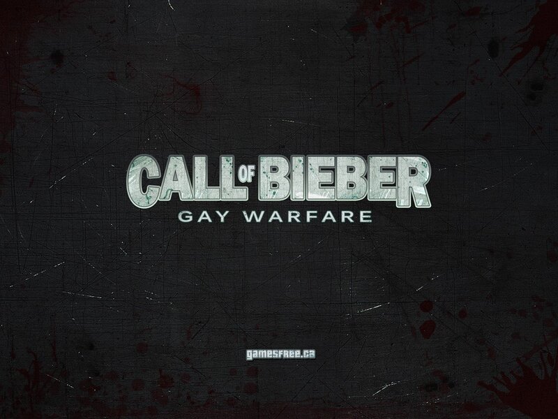 Call of Bieber: Gay Warfare