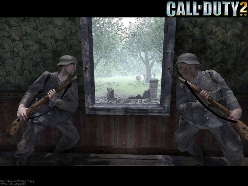 Call of Duty 2 gameplay scene