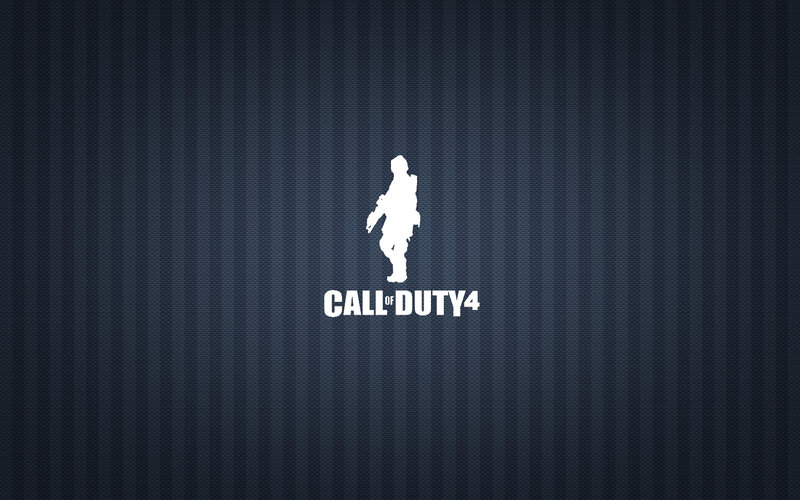 Call of Duty 4 logo wallpaper