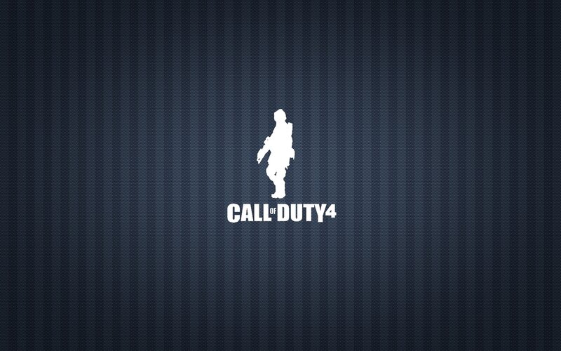 Call of Duty 4 logo wallpaper