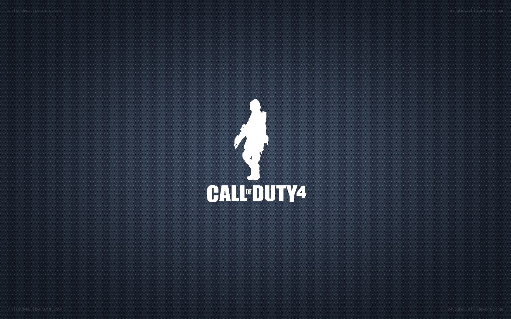Call of Duty 4 logo wallpaper