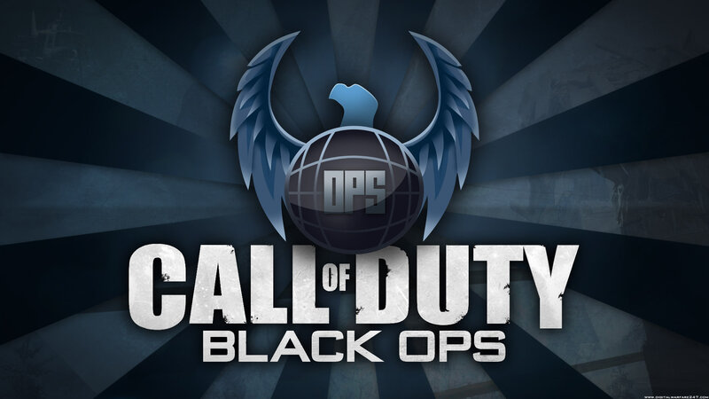 Call of Duty Black Ops Logo — Blue