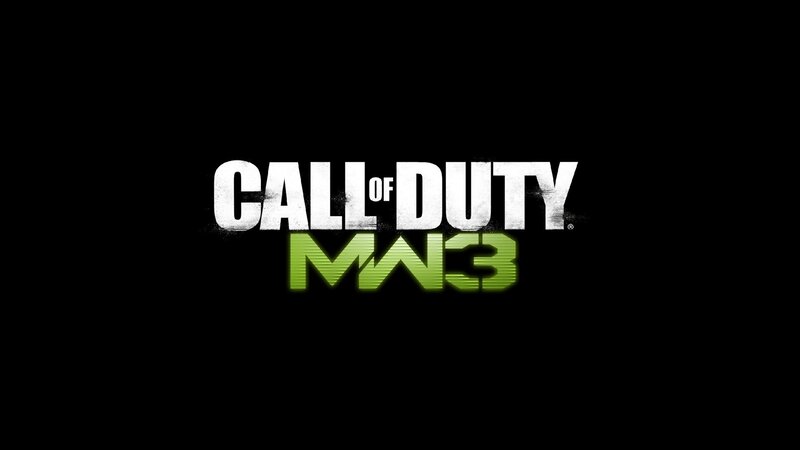 Call of Duty MW3 Logo — Black