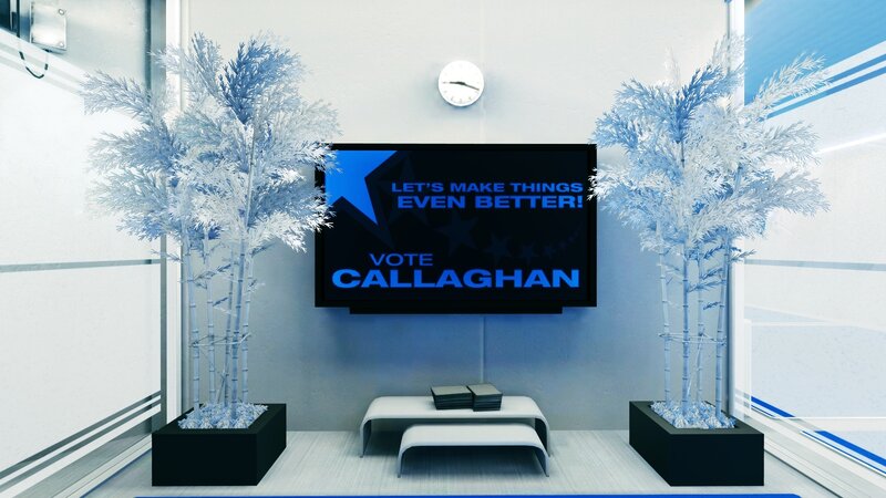 Callaghan campaign display