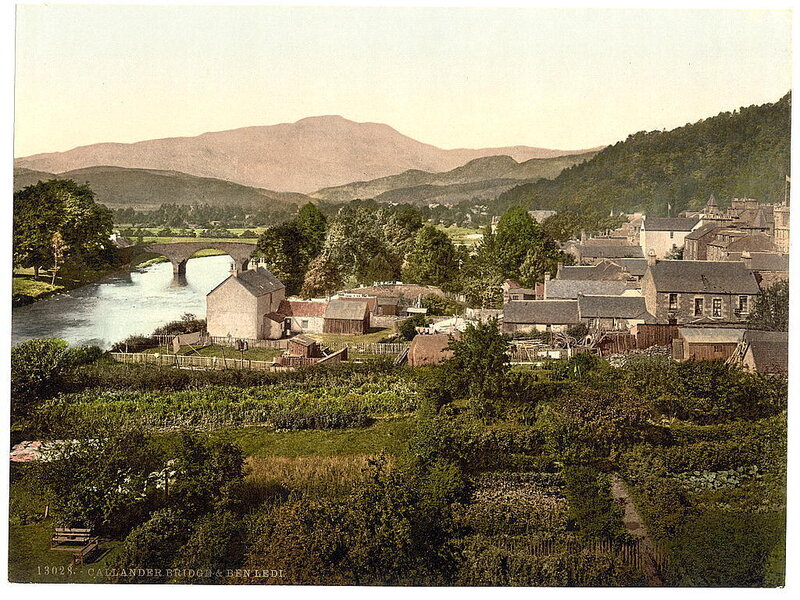 Callander Bridge and Ben Ledi