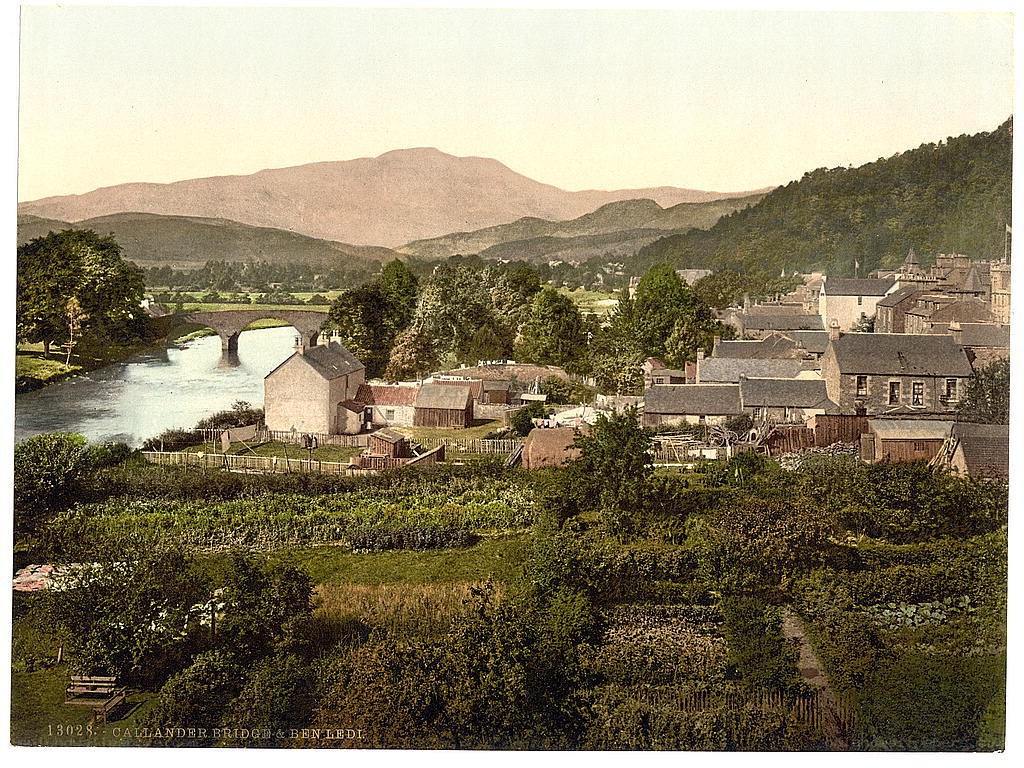 Callander Bridge and Ben Ledi