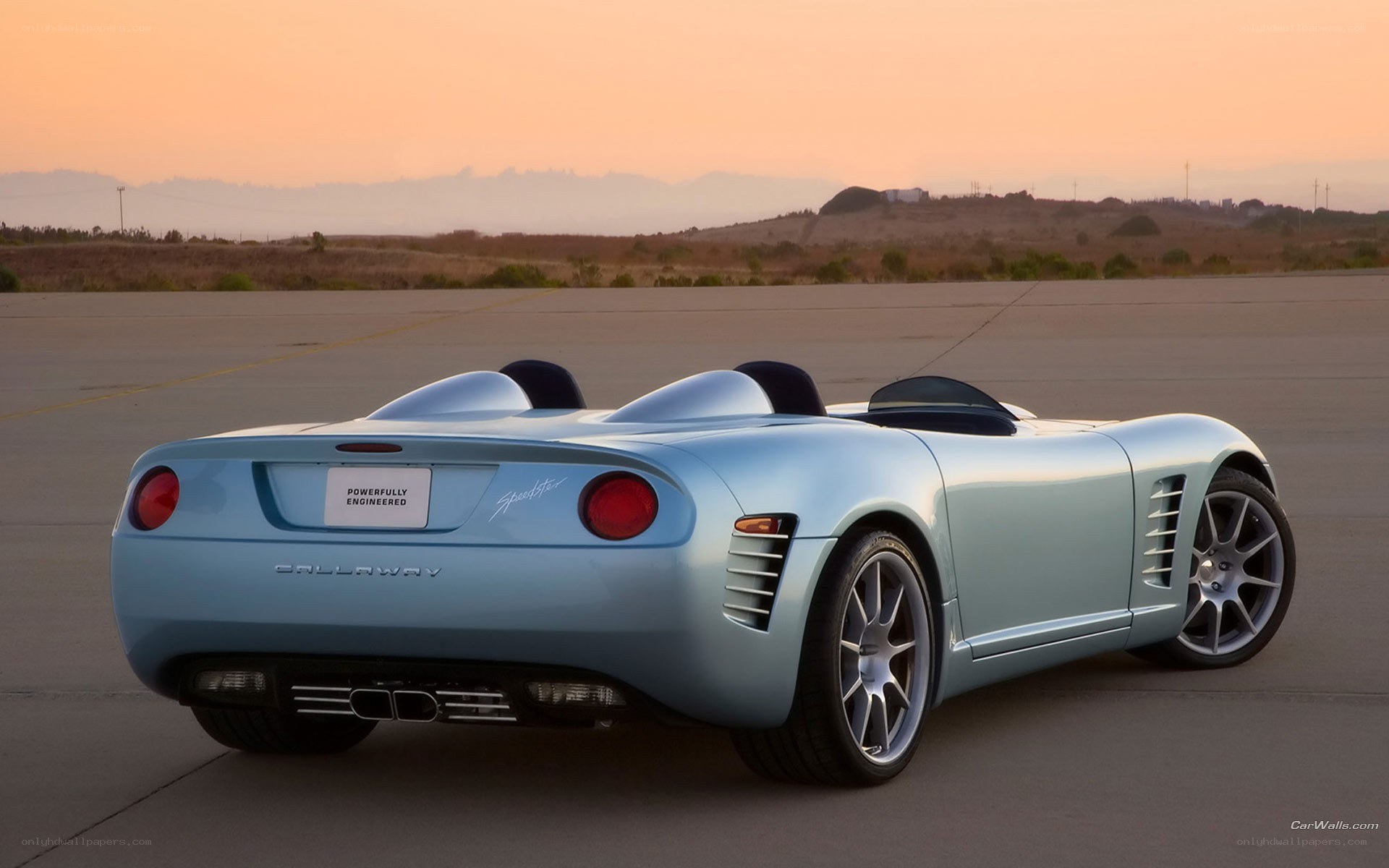 Callaway Speedster at sunset