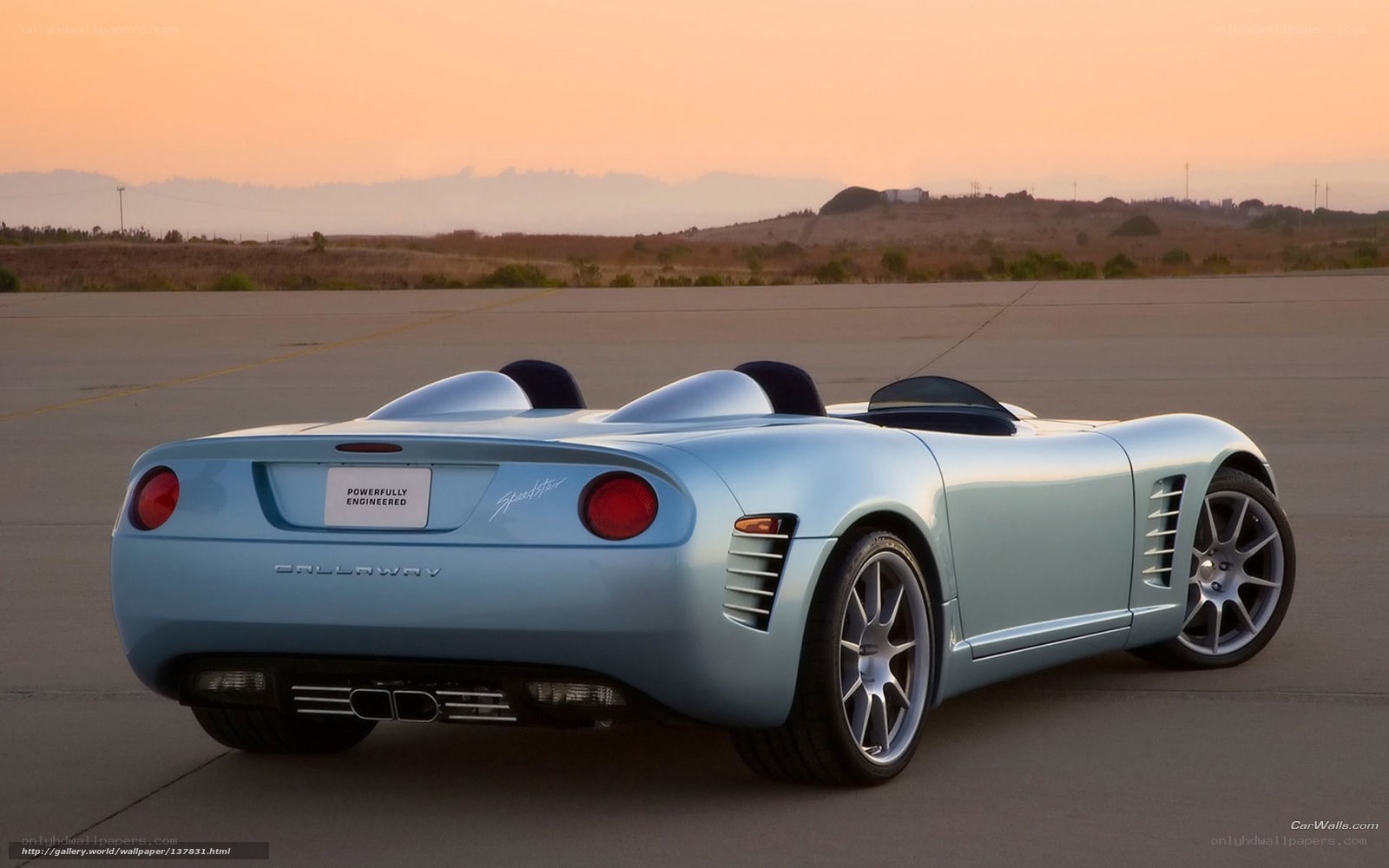 Callaway Speedster at sunset