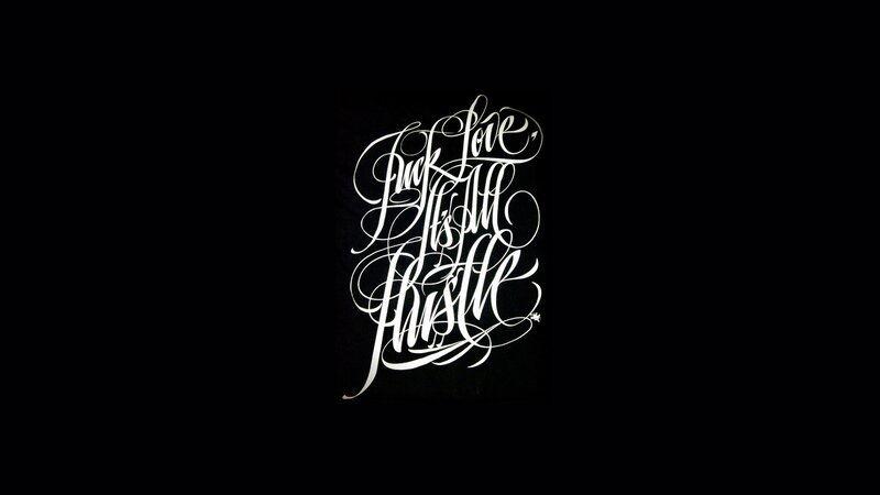 Calligraphic Text