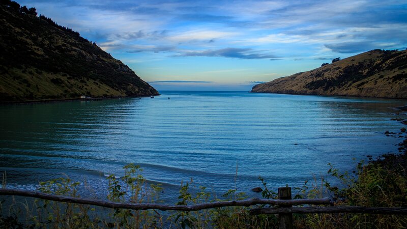 Calm Bay Between Hills