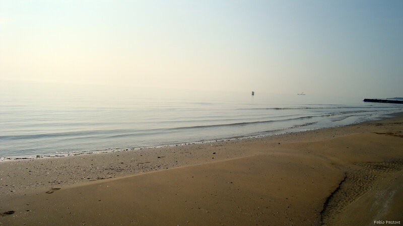 calm beach at dawn