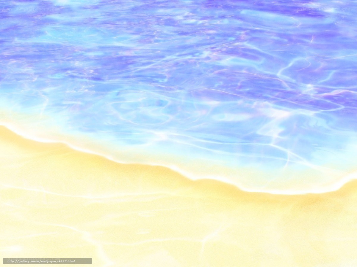 calm beach water scene