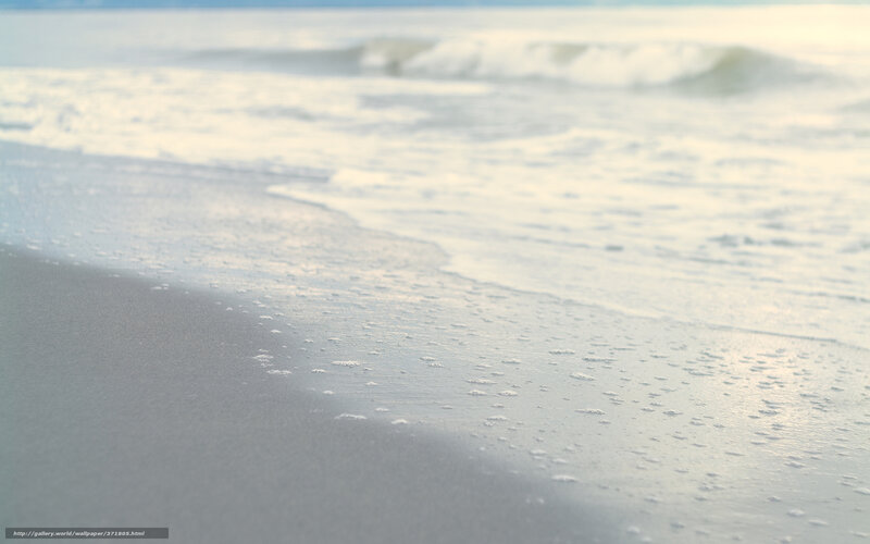 calm beach waves at dawn