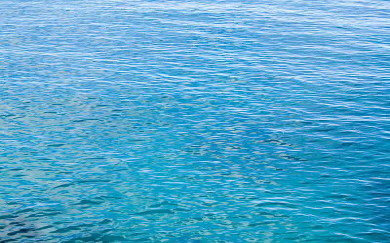 calm blue ocean water