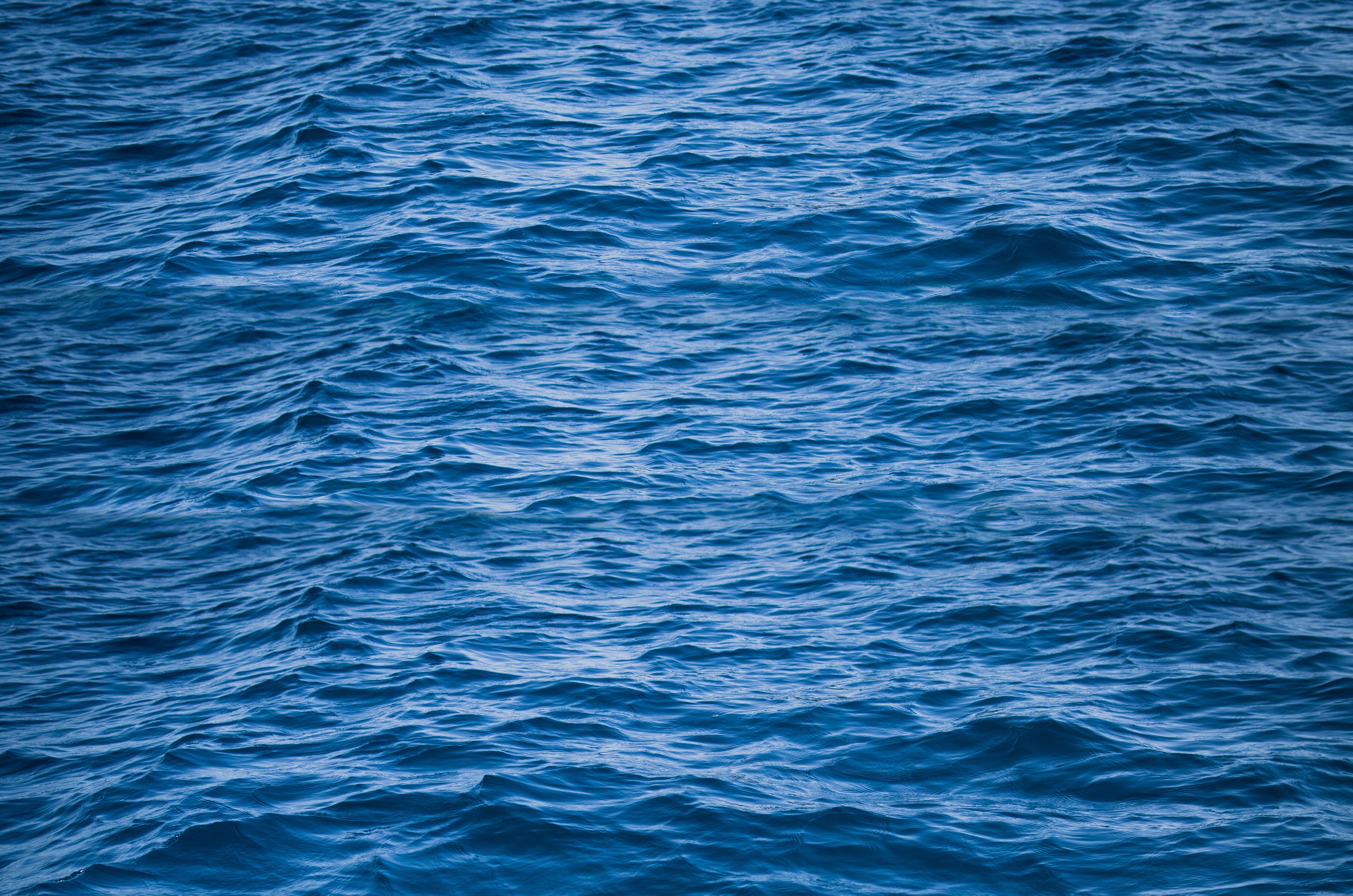 calm blue ocean waves
