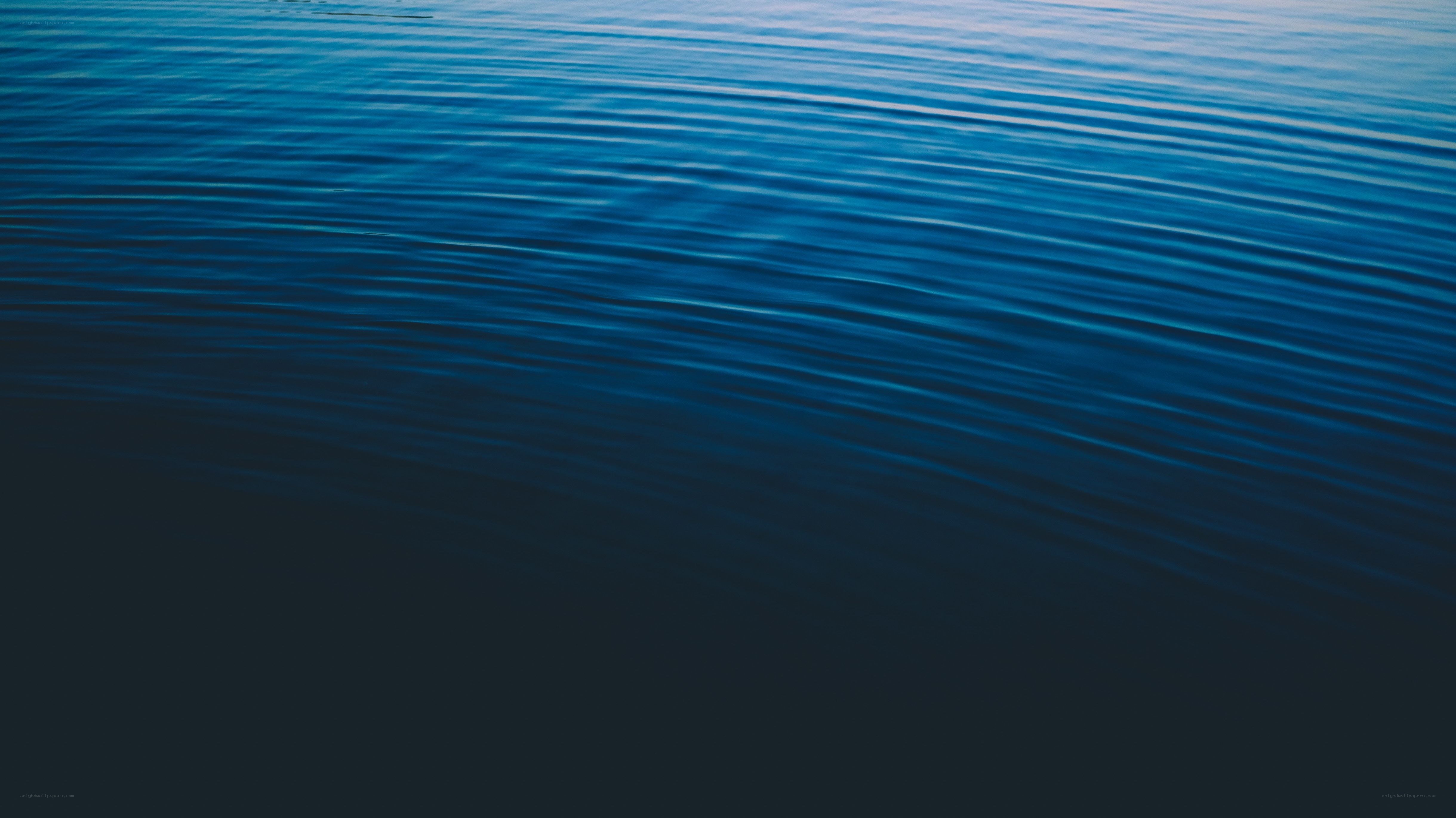 calm blue water ripples