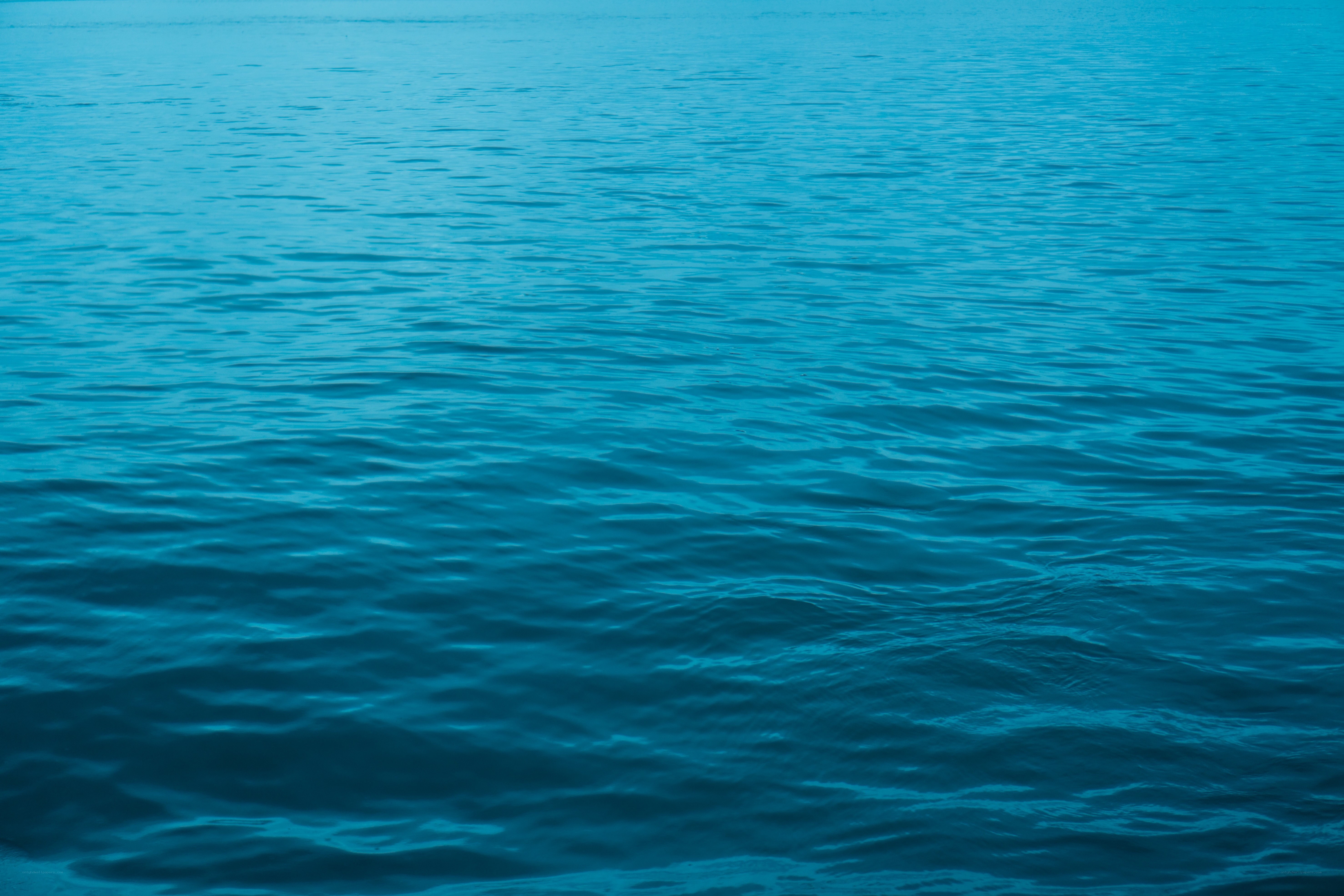 calm blue water surface