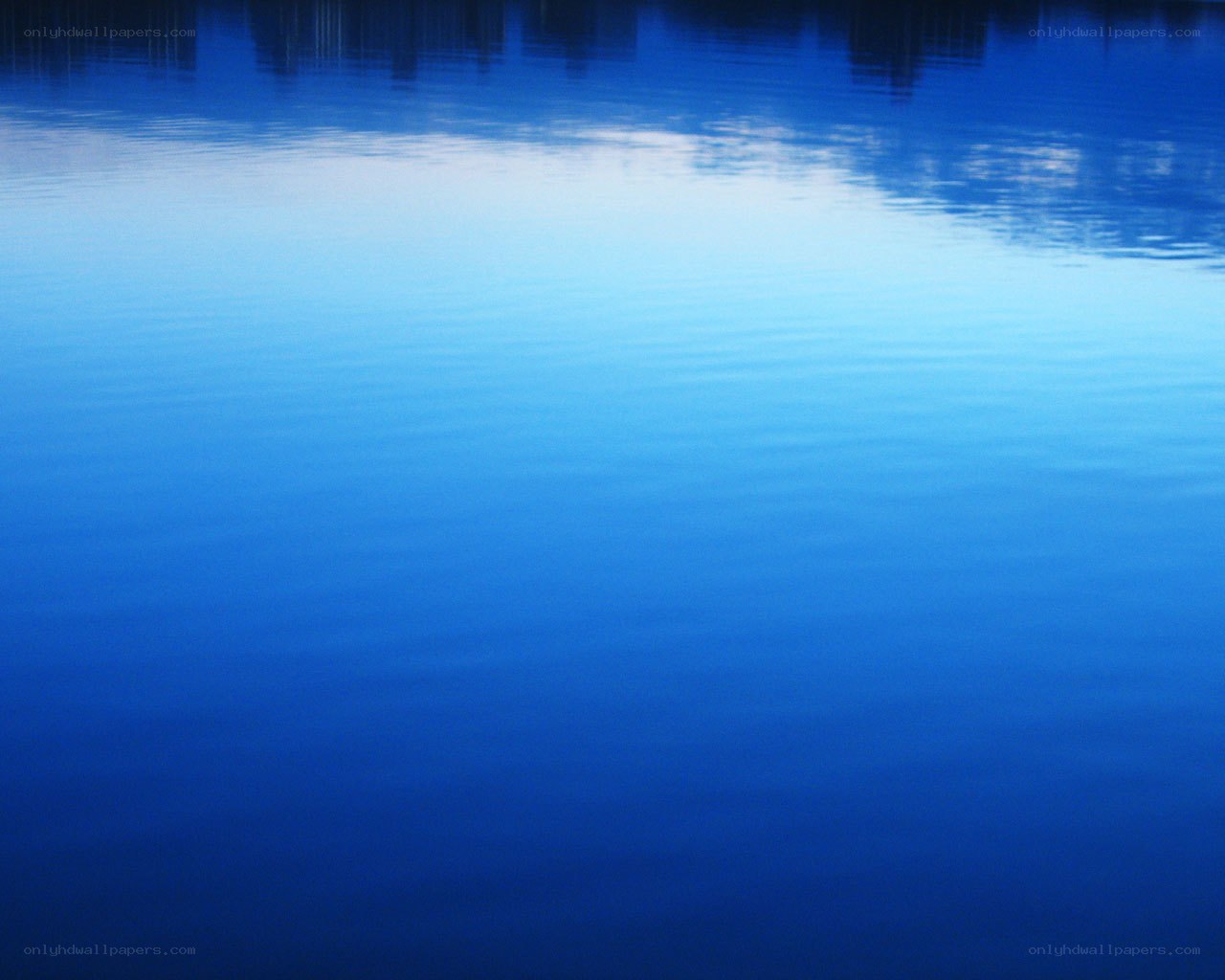 calm blue water surface