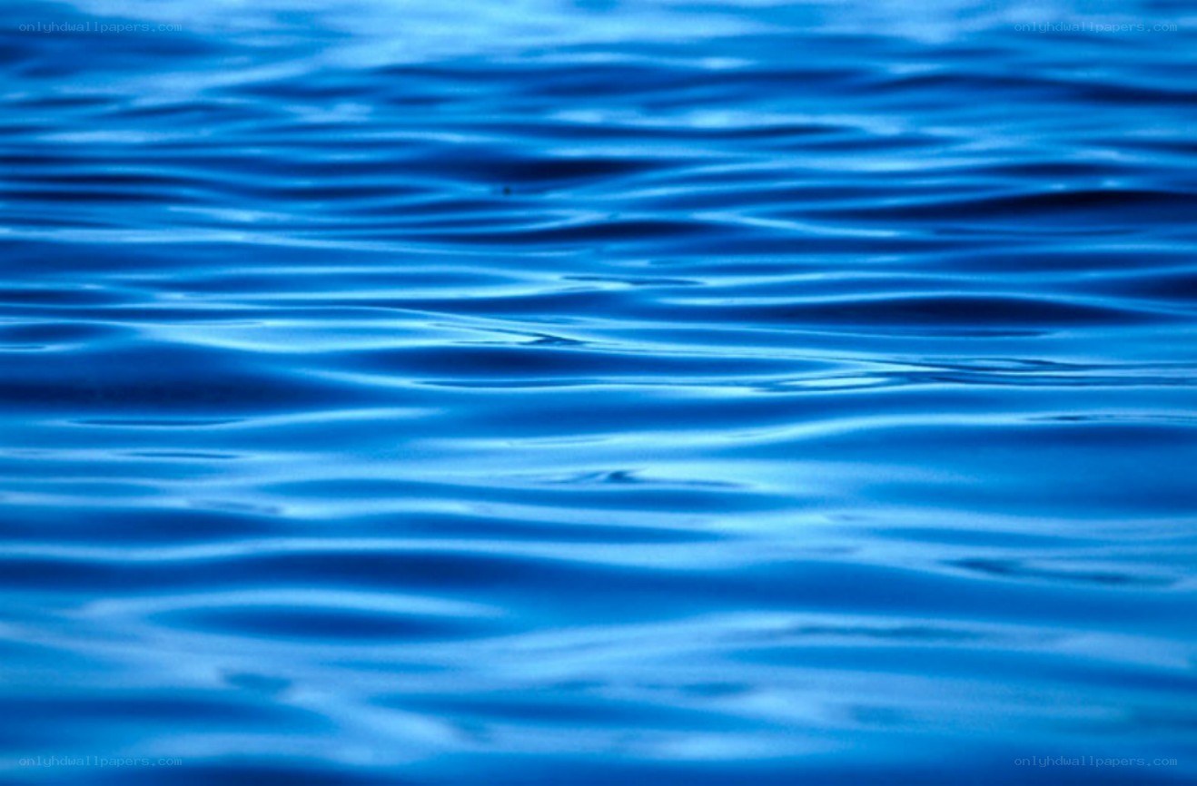 calm blue water surface
