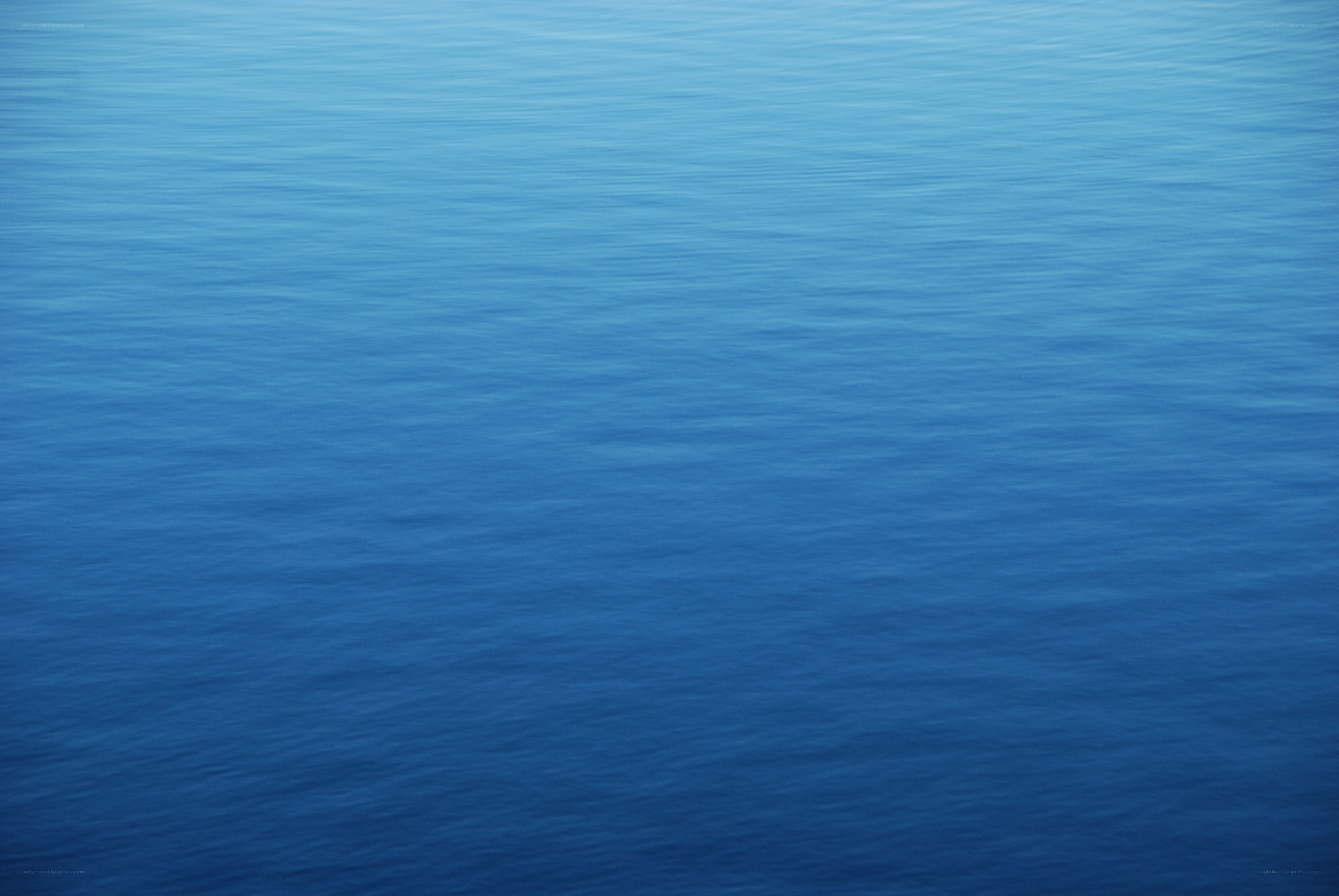 calm blue water surface