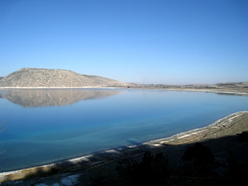 Calm Lake and Hill