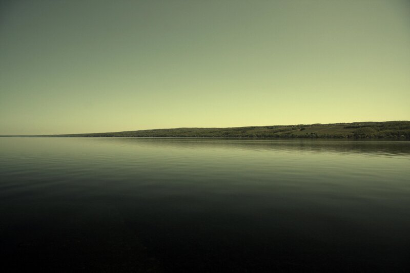Calm Lake with Hills