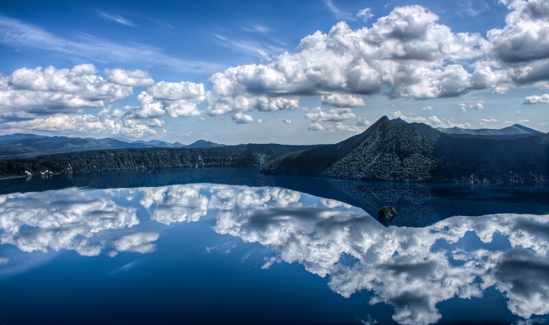 Calm Lake with Mountain