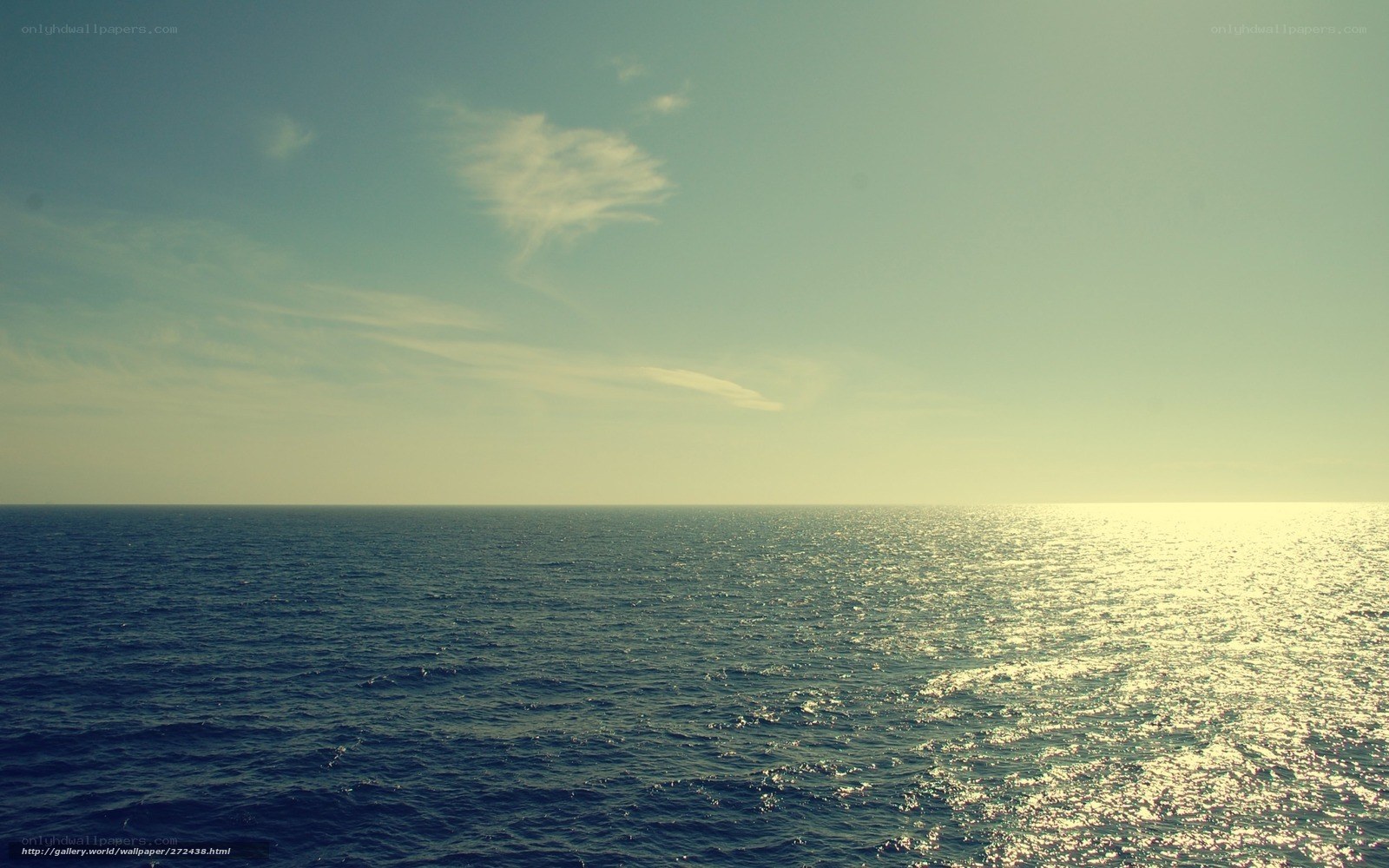 calm ocean at sunset