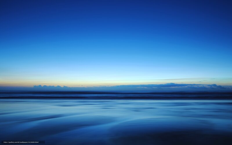 calm ocean at twilight