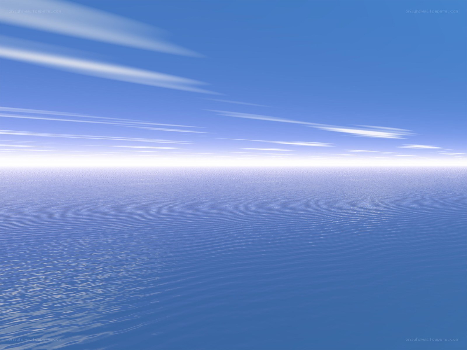 calm ocean horizon
