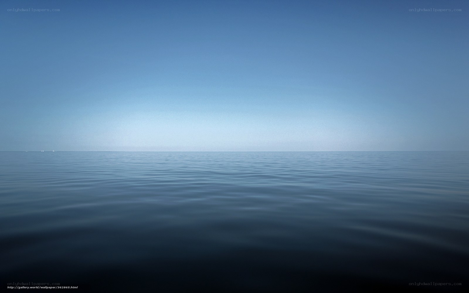 calm ocean horizon