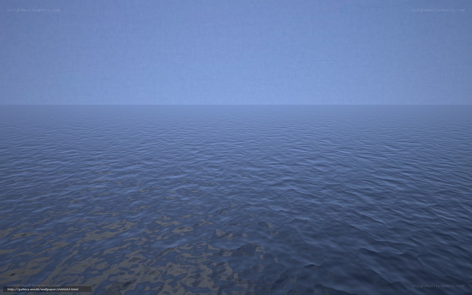 calm ocean horizon