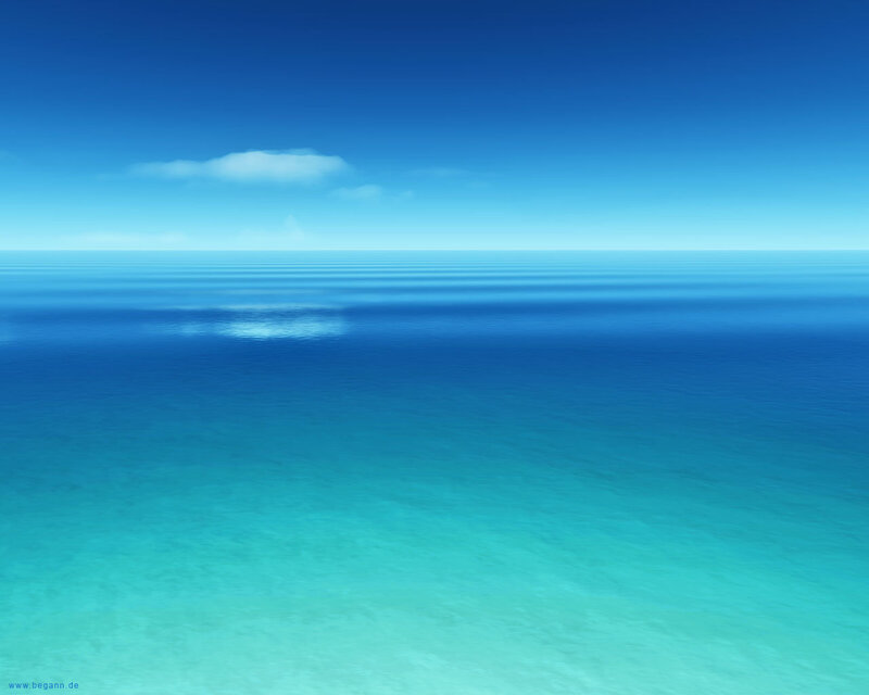 calm ocean horizon