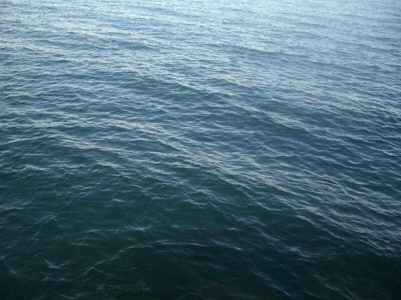 calm ocean surface