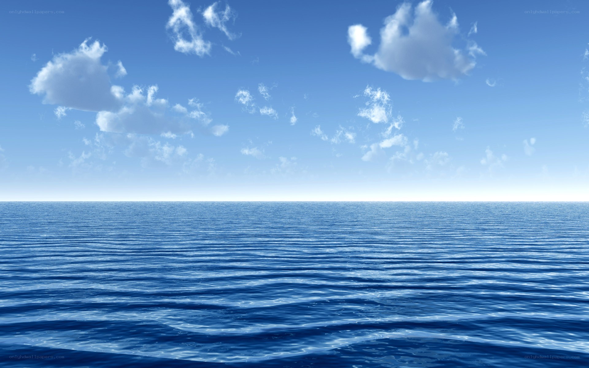 calm ocean under blue sky