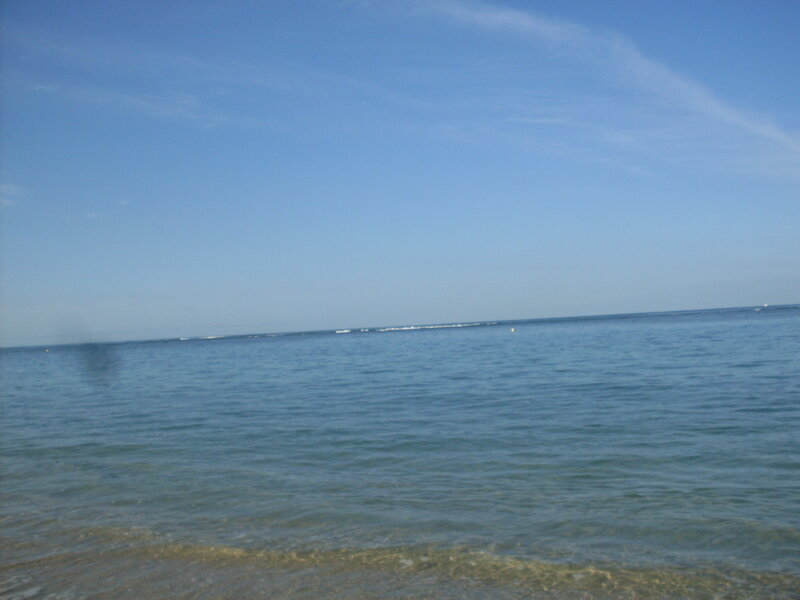 calm ocean view