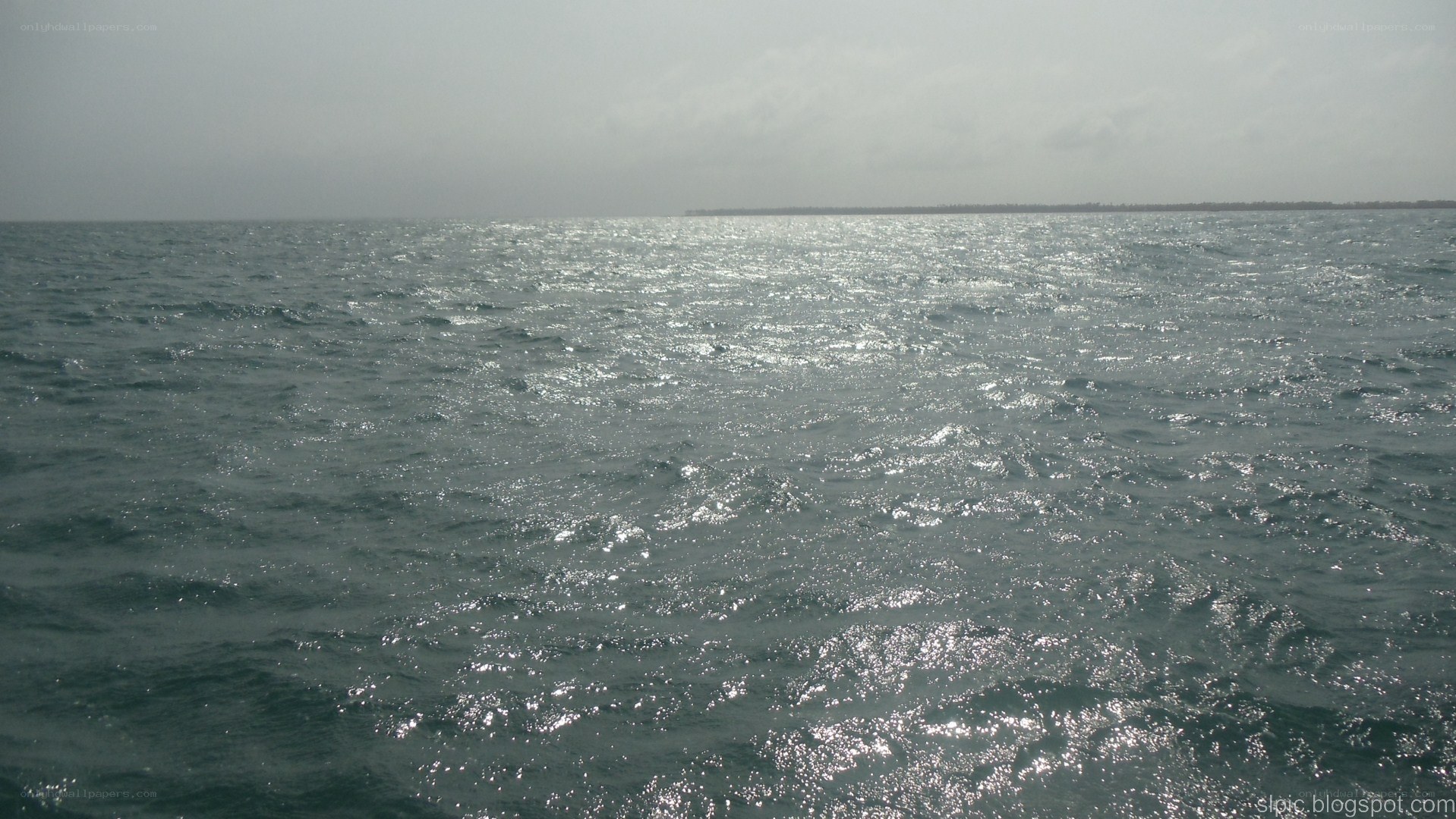 calm ocean view